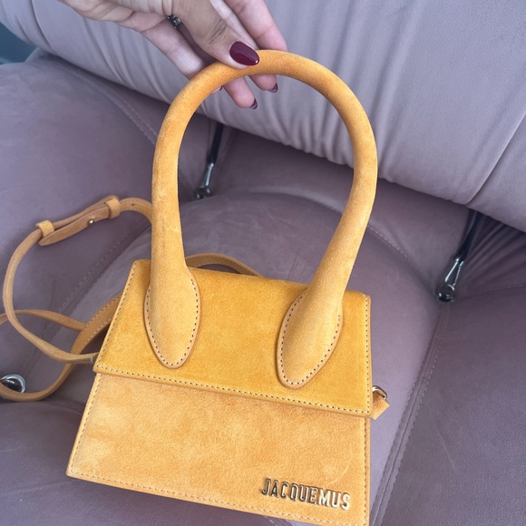 Jacquemus suede orange bag - Picture 1 of 11